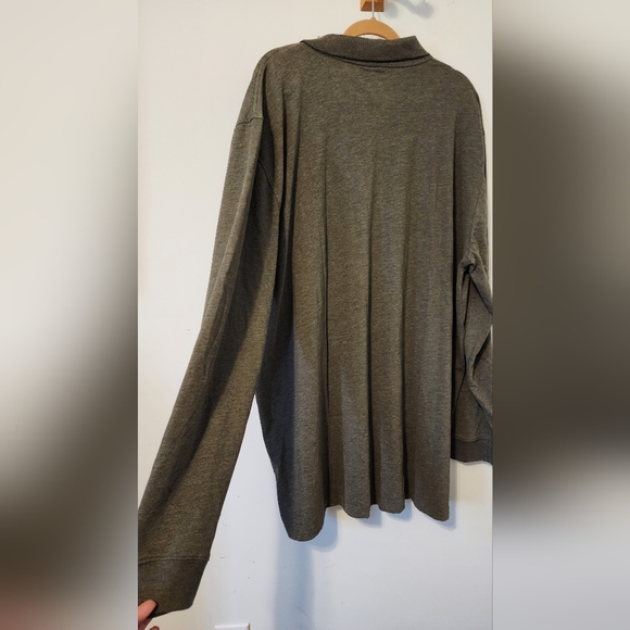 NWT The Foundry Supply 2XL Tall Long Sleeve Shirt Olive Green - Picture 4 of 4